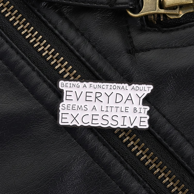 Life Jacket - Humoristische volwassen meme emaille broche, grappig