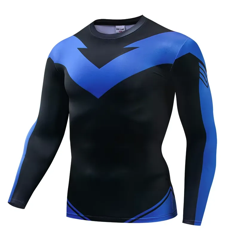 3D-geprinte casual lange mouw  - Rash Guard recensie en prijs