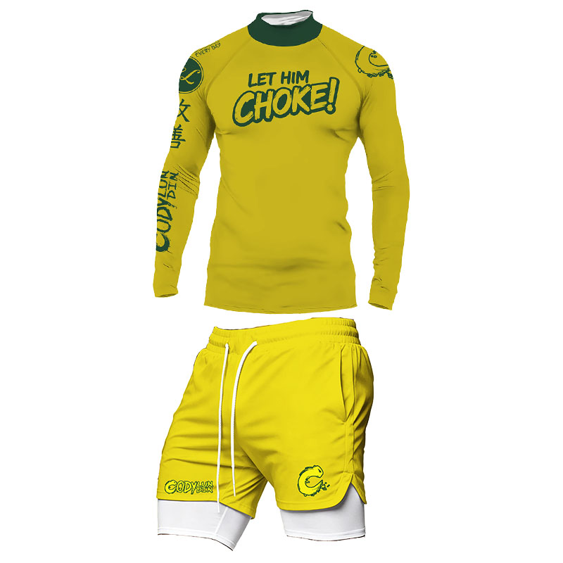 Heren BJJ Rashguard Set No Gi  - Rash Guard recensie en prijs