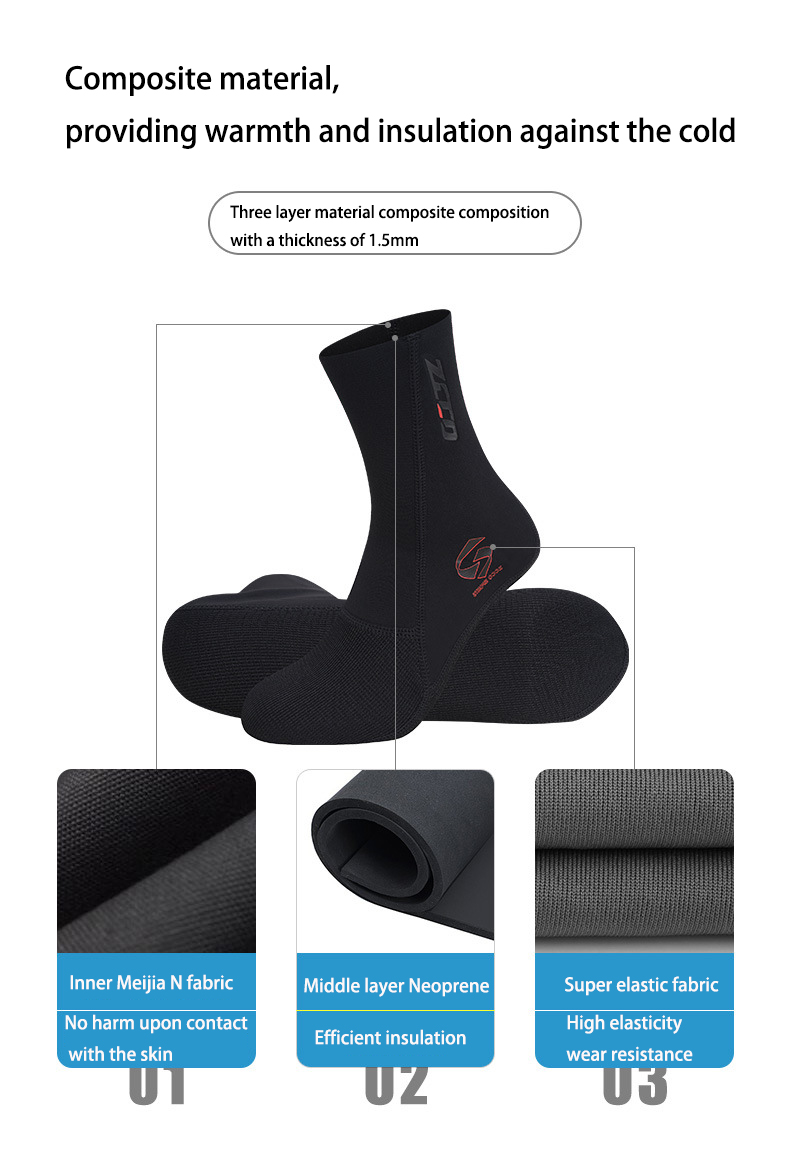 1,5 mm neopreen duiksokken, an - Wetsuit Men recensie en prijs